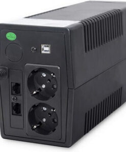 Alternative view of Qoltec 53979 Mini UPS Line-Interactive 850VA 480W με 2 Schuko Πρίζες