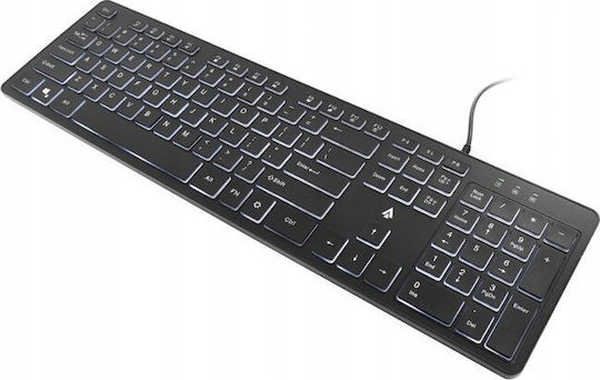 Accura ACC-K1408 Πληκτρολόγιο Αγγλικό US - Image 3