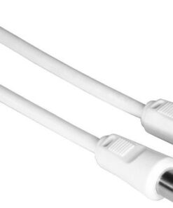 HAMA Καλώδιο Κεραίας Coax male - Coax female Λευκό 1.5m (00205028)