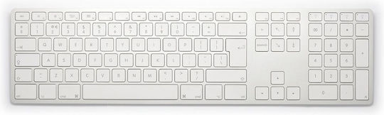 Matias Bluetooth Aluminum Keyboard Ασύρματο Bluetooth Πληκτρολόγιο Αγγλικό UK Συμβατό με Mac Ασημί - Image 2