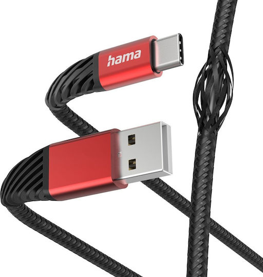 HAMA USB 2.0 Cable USB-C male - USB-A Μαύρο 1.5m 000000201540 - Image 3