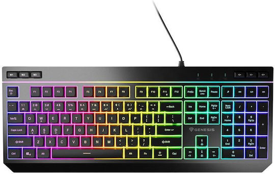 Genesis Rhod 530 Gaming Πληκτρολόγιο με RGB φωτισμό (Αγγλικό US)