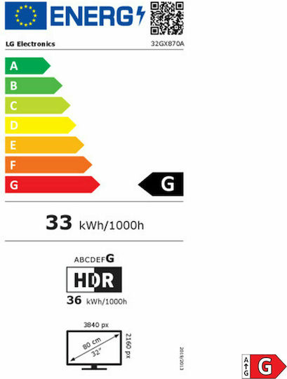LG 32GX870A-B OLED Monitor 32" 4K 3840x2160 με Χρόνο Απόκρισης 0.03ms GTG - Image 3