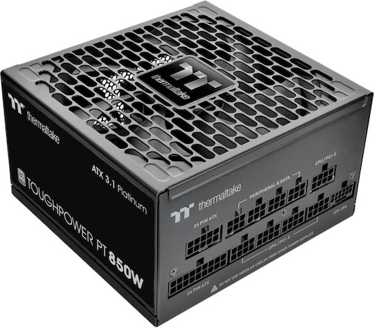 Thermaltake Toughpower PT 850W Μαύρο Τροφοδοτικό Υπολογιστή Full Modular 80 Plus Platinum