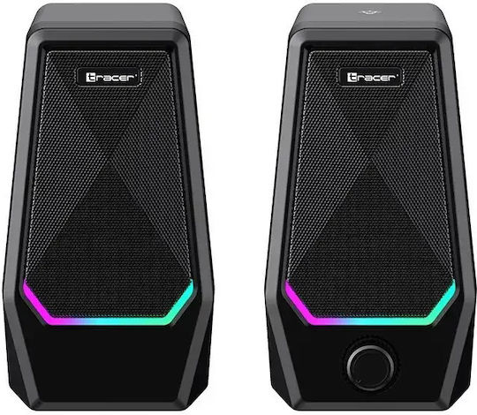 Tracer Loop 2 Ηχεία Υπολογιστή 2.0 με RGB Φωτισμό και Ισχύ 6W Πολύχρωμα - Image 2