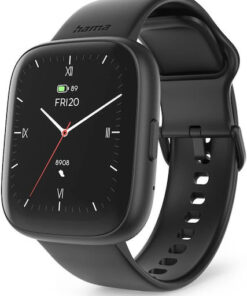 HAMA 4000 46mm Smartwatch με Παλμογράφο (Μαύρο)