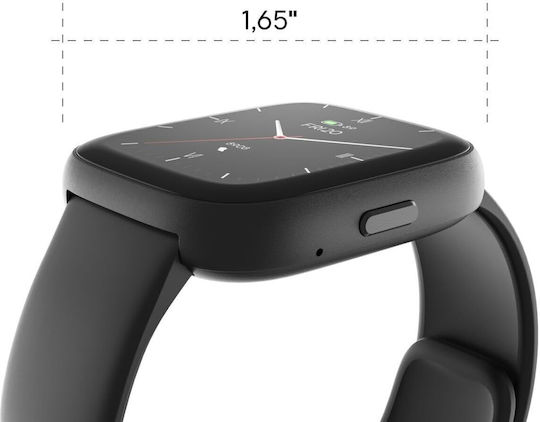 HAMA 4000 46mm Smartwatch με Παλμογράφο (Μαύρο) - Image 2