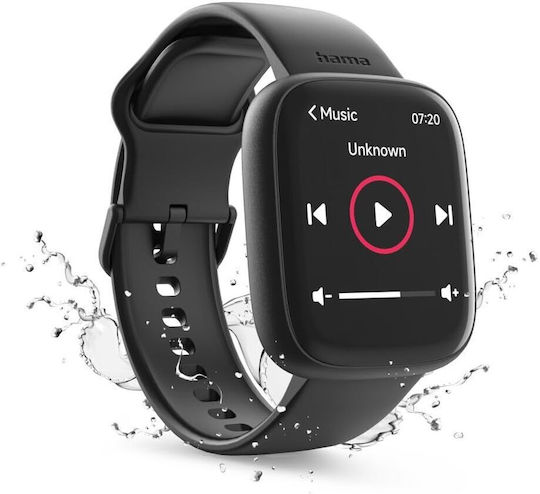 HAMA 4000 46mm Smartwatch με Παλμογράφο (Μαύρο) - Image 7