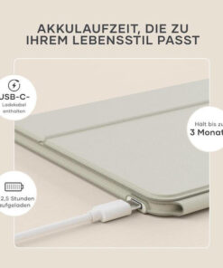 Alternative view of Satechi Ασύρματο Bluetooth Πληκτρολόγιο για Tablet Αγγλικό US Μπεζ