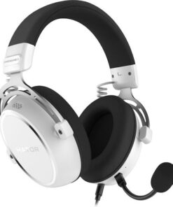 HATOR Hypergang 3 Over Ear Gaming Headset με σύνδεση 3.5mm Λευκό