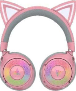 Alternative view of Razer Kraken Kitty V3 Pro Ασύρματο Over Ear Gaming Headset με σύνδεση Bluetooth / USB Ροζ