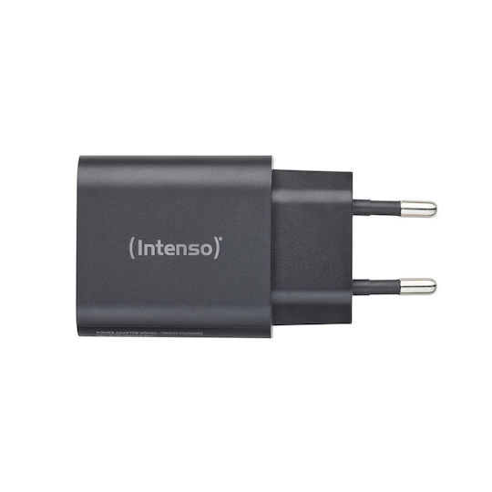 Intenso Φορτιστής Χωρίς Καλώδιο με Θύρα USB-A και Θύρα USB-C 30W Μαύρος (W30AC) - Image 3