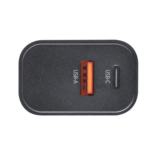 Intenso Φορτιστής Χωρίς Καλώδιο με Θύρα USB-A και Θύρα USB-C 30W Μαύρος (W30AC) - Image 4