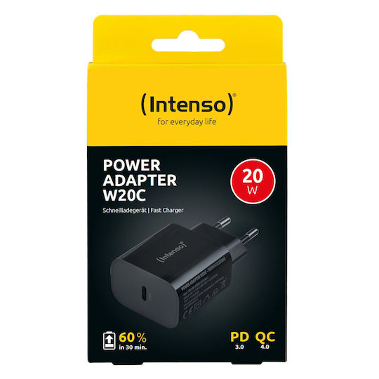 Intenso Φορτιστής Χωρίς Καλώδιο με Θύρα USB-C 20W Μαύρος (W20C) - Image 5