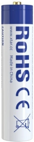 XTAR Επαναφορτιζόμενες Μπαταρίες AAA Li-ion 750mAh 1.5V 4τμχ - Image 2
