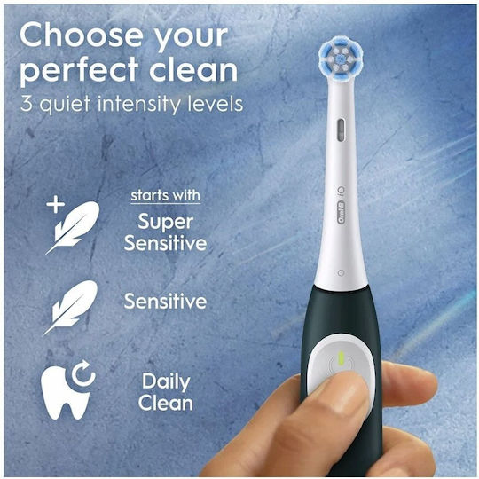 Oral-B iO Series 2 Ηλεκτρική Οδοντόβουρτσα με Αισθητήρα Πίεσης Πράσινη - Image 4