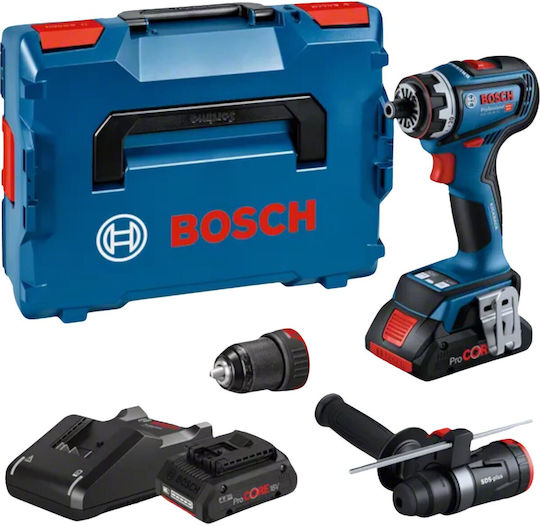 Bosch GSR 18V-90 FC Δραπανοκατσάβιδο Μπαταρίας Brushless 18V 2x4Ah 06019K6205