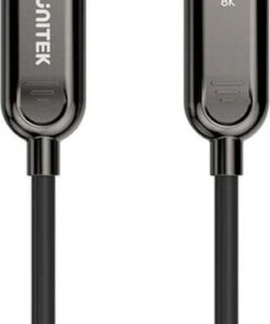 Alternative view of Unitek HDMI 2.1 Cable HDMI male - HDMI male 80m Μαύρο