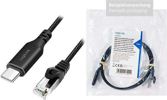 LogiLink Μετατροπέας USB-C male σε RJ-45 male 1τμχ CU0415 - Image 4