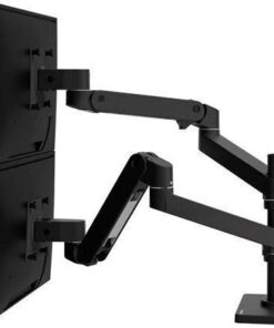 Alternative view of Ergotron LX Pro Dual Stacking Arm Βάση Γραφείου για 2 Οθόνες έως 24" με Βραχίονα
