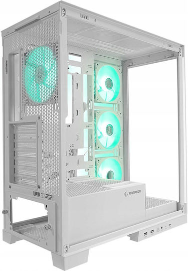 Rampage Hydra V2 Gaming Midi Tower Κουτί Υπολογιστή με Πλαϊνό Παράθυρο Μαύρο - Image 6