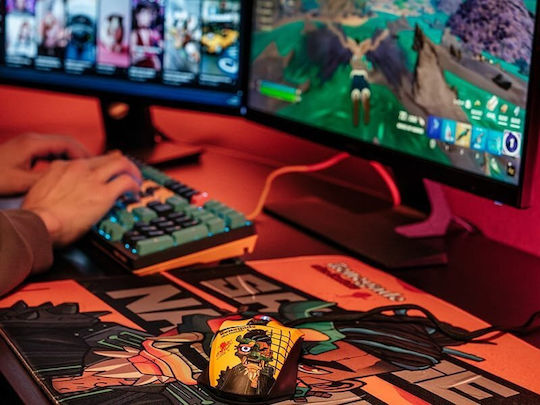 A4Tech Bloody W63 Max Renegade Midnight RGB Gaming Ποντίκι Κίτρινο - Image 3