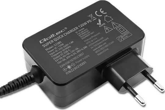 Pd 120w Turbo Charger 5-28v 3-4.5a Usb-c Black - Image 6