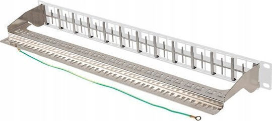 Lanberg Patch Panel Blank 48port 1u 19" Ftp Keystone Modules Gray Ppks-1248-s - Image 2