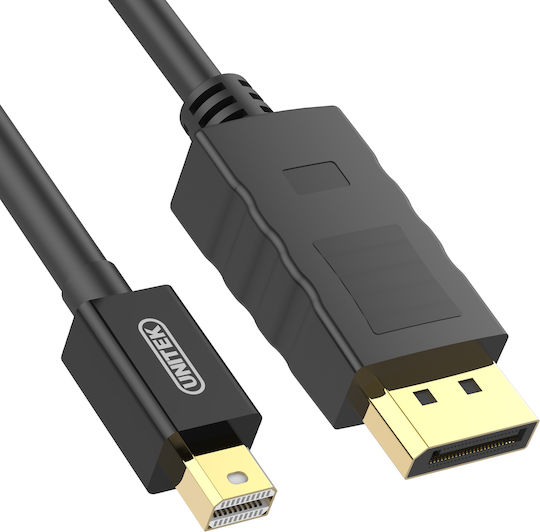 Unitek Cable DisplayPort male - mini DisplayPort male 3m Μαύρο (Y-C612BK) - Image 3