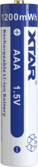 XTAR Επαναφορτιζόμενες Μπαταρίες AAA Li-ion 750mAh 1.5V 4τμχ - Image 5