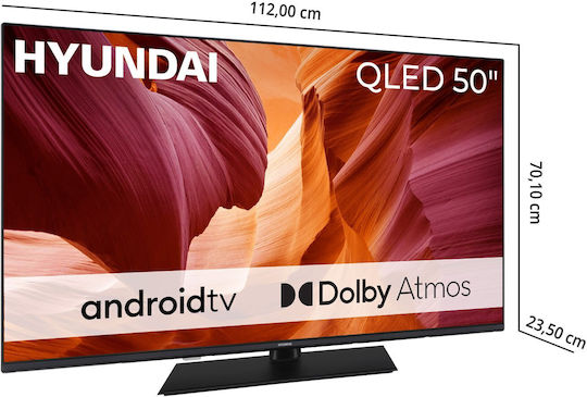 Hyundai Smart Τηλεόραση 50" 4K UHD QLED QLX50850GSMART HDR (2025) - Image 5