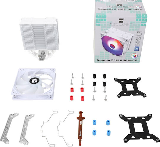 Thermalright Assassin X 120 Refined SE ARGB Ψύκτρα Επεξεργαστή για Socket 115x/1200 Λευκή - Image 7