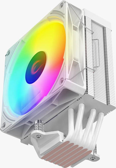 Rampage Octagon C70 Ψύκτρα Επεξεργαστή για Socket 1700/AM5 με ARGB Φωτισμό Λευκή - Image 5