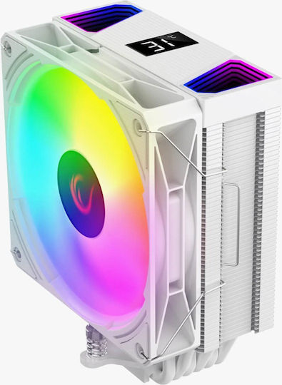 Rampage Octagon C70 Ψύκτρα Επεξεργαστή για Socket 1700/AM5 με ARGB Φωτισμό Λευκή - Image 6