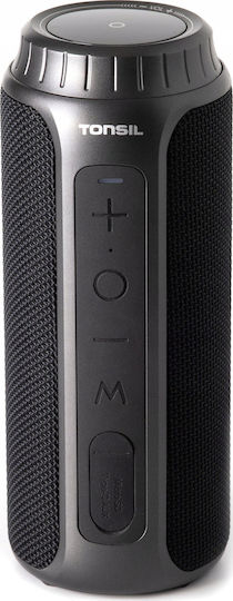 Tonsil Filp 6 Αδιάβροχο Ηχείο Bluetooth 20W με Διάρκεια Μπαταρίας έως 10 ώρες Μαύρο - Image 12
