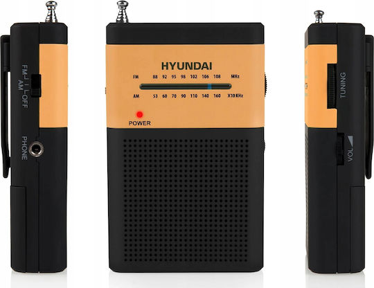 Hyundai PPR310BO Ραδιοφωνάκι Μπαταρίας Μαύρο - Image 6