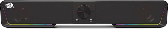 Redragon GS570 Ηχείο Υπολογιστή με RGB Φωτισμό και Bluetooth Ισχύος 1.5W Μαύρο - Image 4