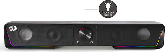 Redragon GS570 Ηχείο Υπολογιστή με RGB Φωτισμό και Bluetooth Ισχύος 1.5W Μαύρο - Image 5