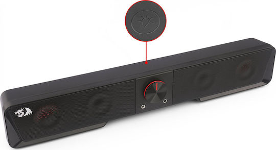 Redragon GS570 Ηχείο Υπολογιστή με RGB Φωτισμό και Bluetooth Ισχύος 1.5W Μαύρο - Image 7