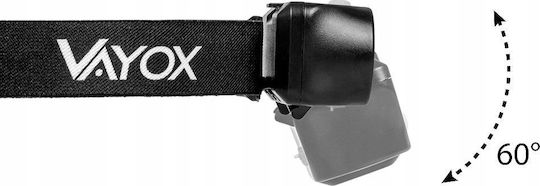Vayox Φακός Κεφαλής LED με Μέγιστη Φωτεινότητα 250lm - Image 10