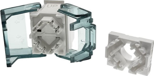 A-LAN Keystone Module RJ45 Toolless UTP Cat.6a Dual Transmission Pair 1τμχ - Image 2