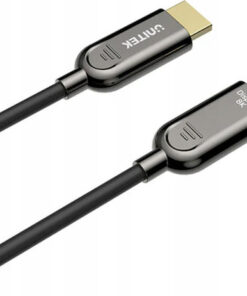 Alternative view of Unitek HDMI 2.1 Cable HDMI male - HDMI male 60m Μαύρο (C11085GY01-60M)