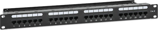 Intellinet Patch Panel 24port Cat 6 Black 721035 - Image 6