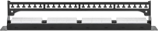 Intellinet Patch Panel 24port Cat 6 Black 721035 - Image 4