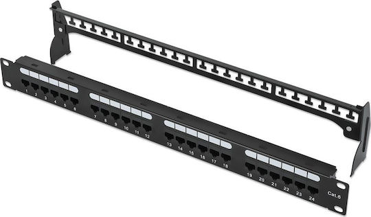 Intellinet Patch Panel 24port Cat 6 Black 721035 - Image 5