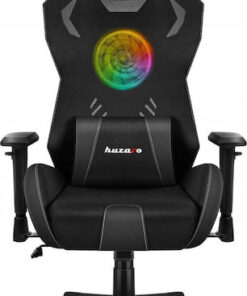 Alternative view of Huzaro Combat 7.6 Υφασμάτινη Καρέκλα Gaming με Ρυθμιζόμενα Μπράτσα και RGB Φωτισμό Μαύρη