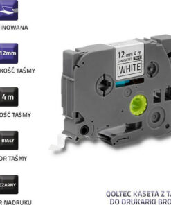 Alternative view of Qoltec Ταινία Ετικετογράφου σε Λευκό Χρώμα 50238
