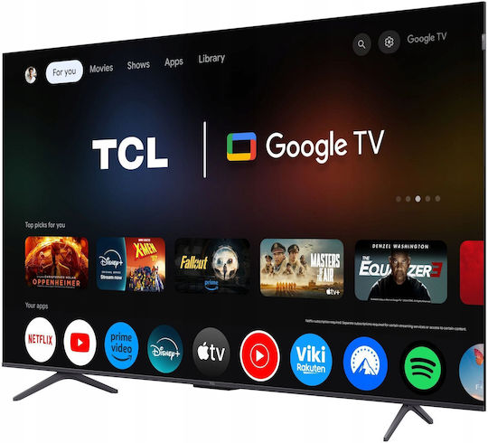 TCL Smart Τηλεόραση 65" 4K UHD QLED 65P81K HDR (2025) - Image 3