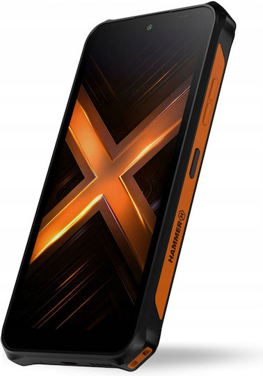 Hammer Energy X2 5G Dual SIM (6/128GB) Ανθεκτικό Smartphone Μαύρο-Πορτοκαλί - Image 8