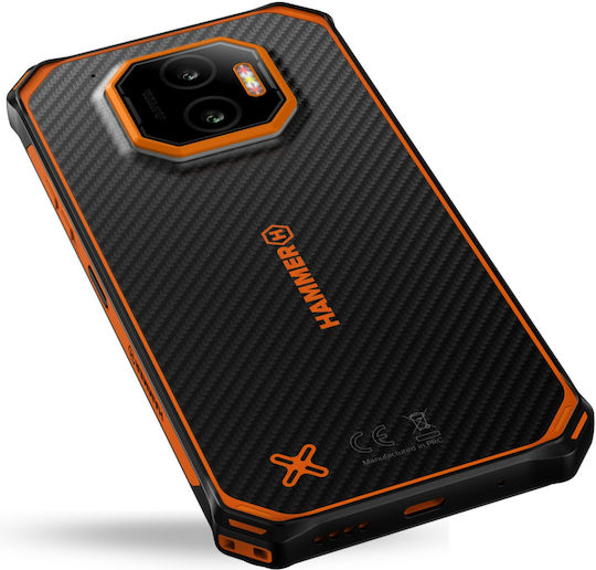 Hammer Energy X2 5G Dual SIM (6/128GB) Ανθεκτικό Smartphone Μαύρο-Πορτοκαλί - Image 9